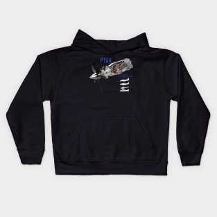 pt6 engine design Kids Hoodie